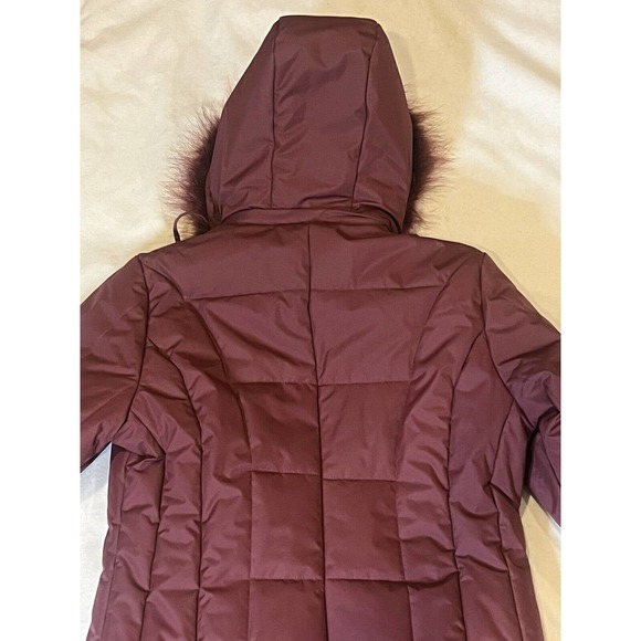 Geneology Fashion DNA Womens Hooded Puffer Coat Jacket Size Small - Picture 8 of 9